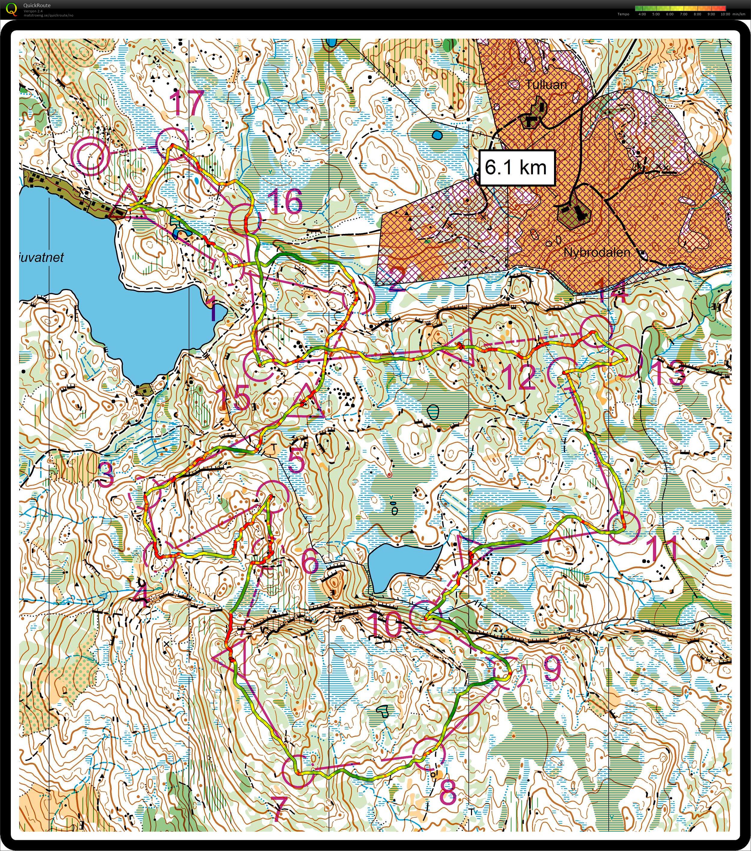 O-intervaller Tulluan nord (20/06/2023)