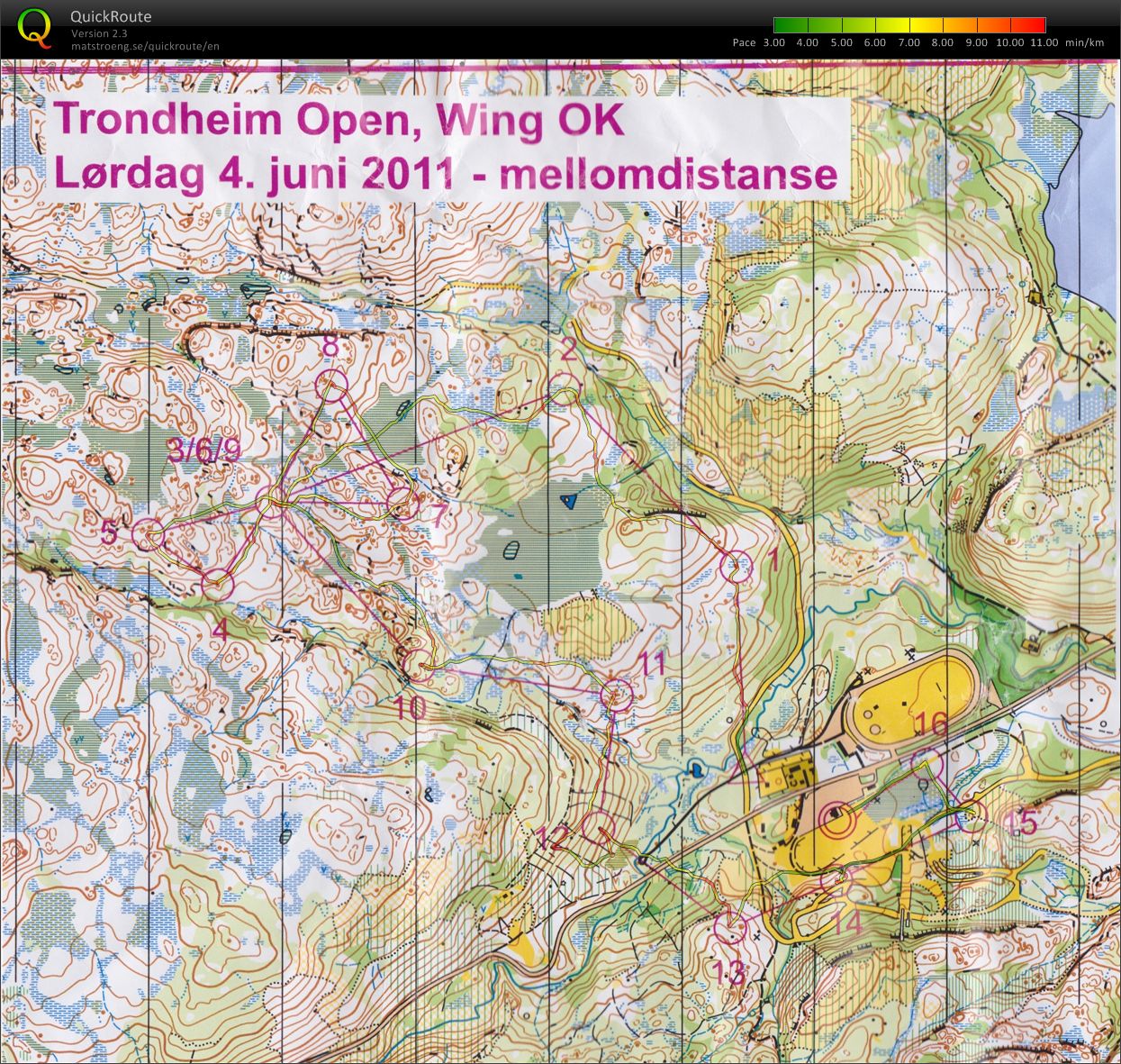 Trondheim Open, Mellom (04-06-2011)