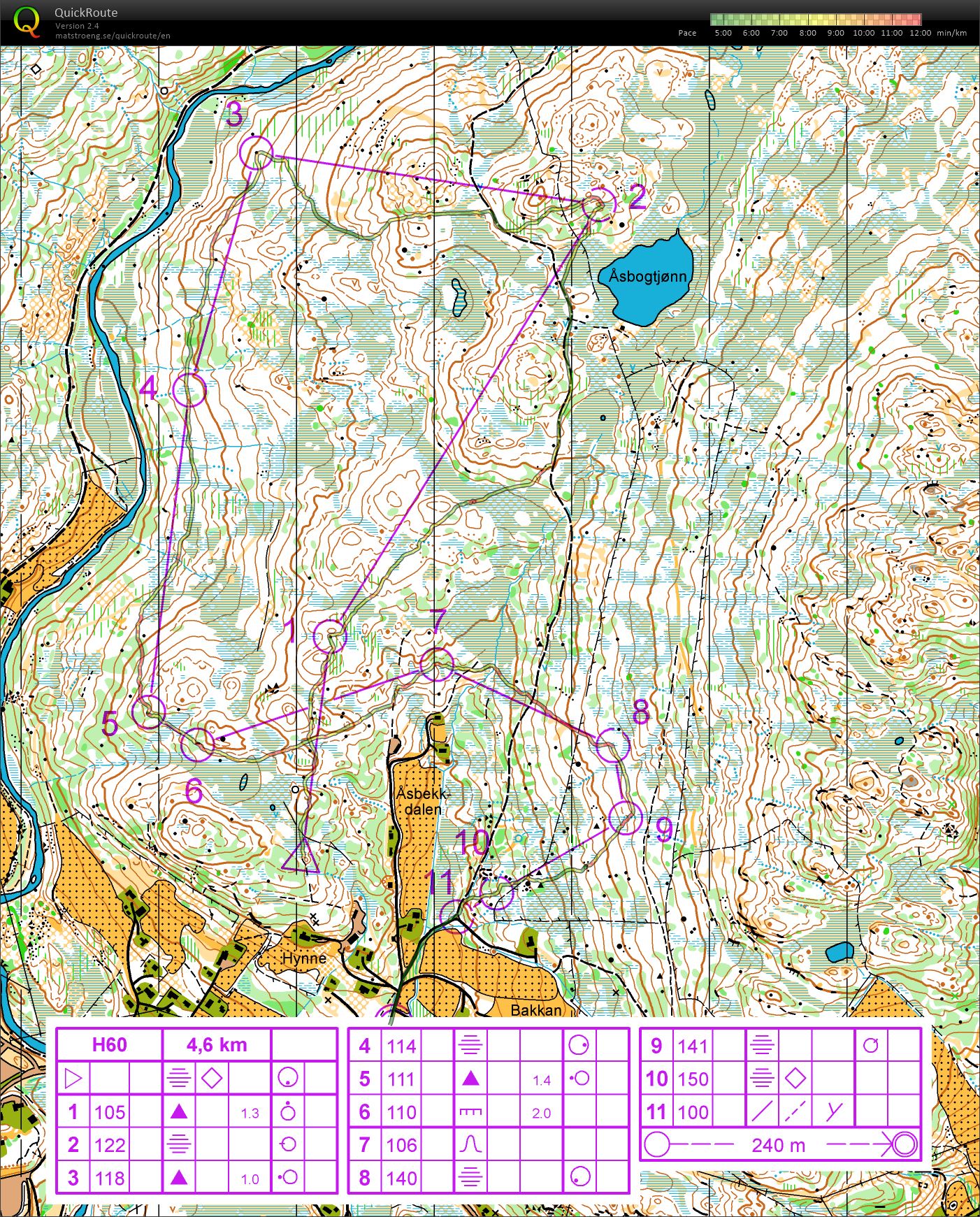 Re-run of H60 Long course from VM in Rauland (2017-10-12)