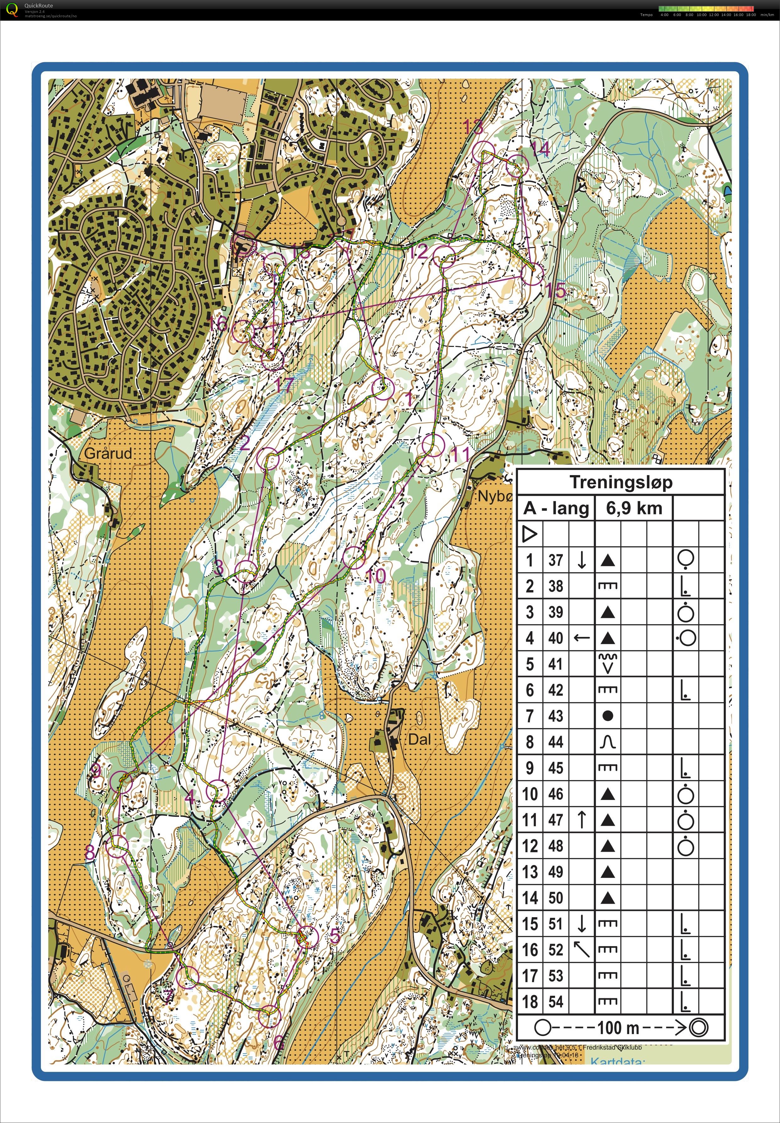 Rolig torsdagsløp (19/04/2018)