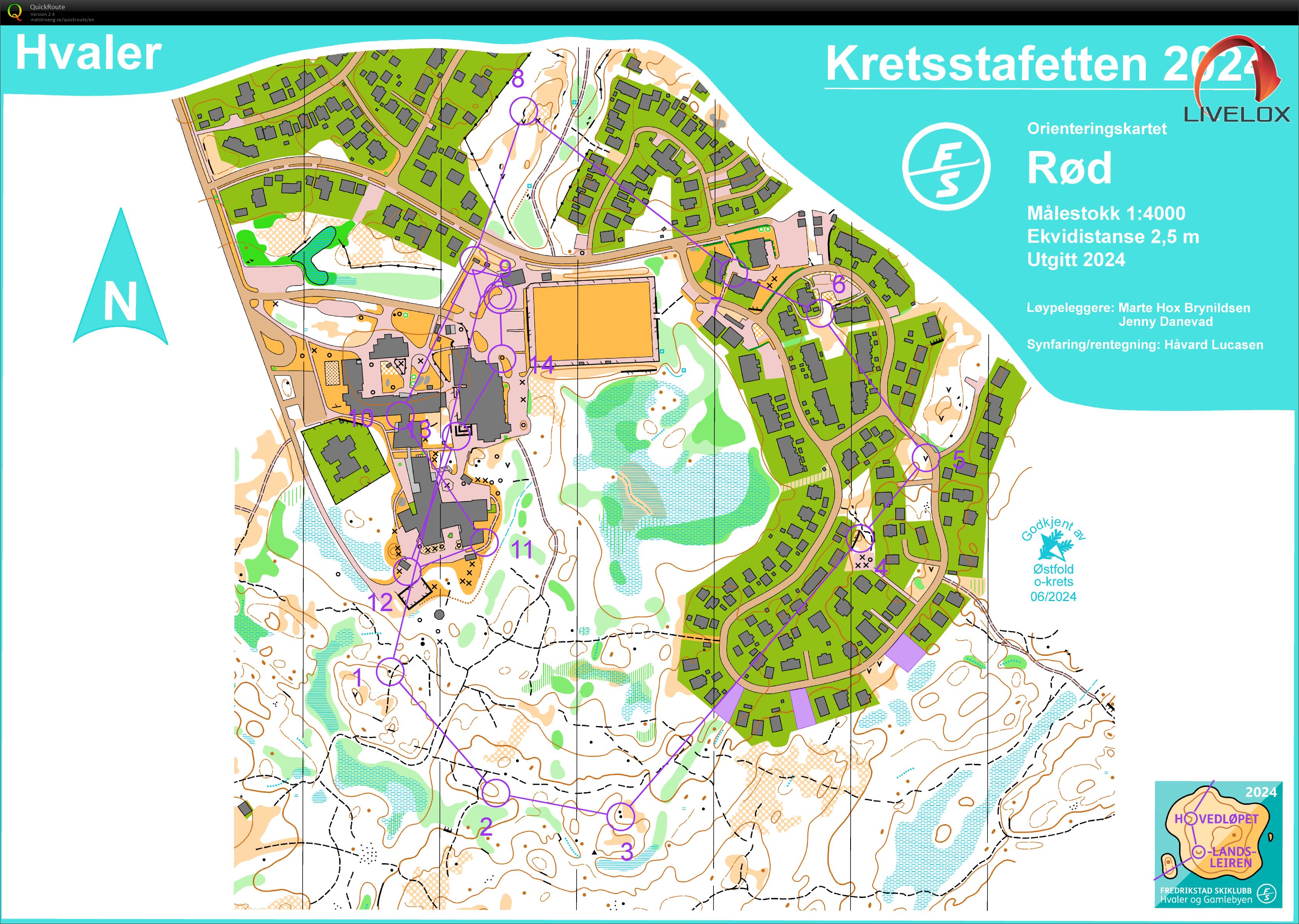 Kretsstafetten Hovedløpet test run (07/08/2024)