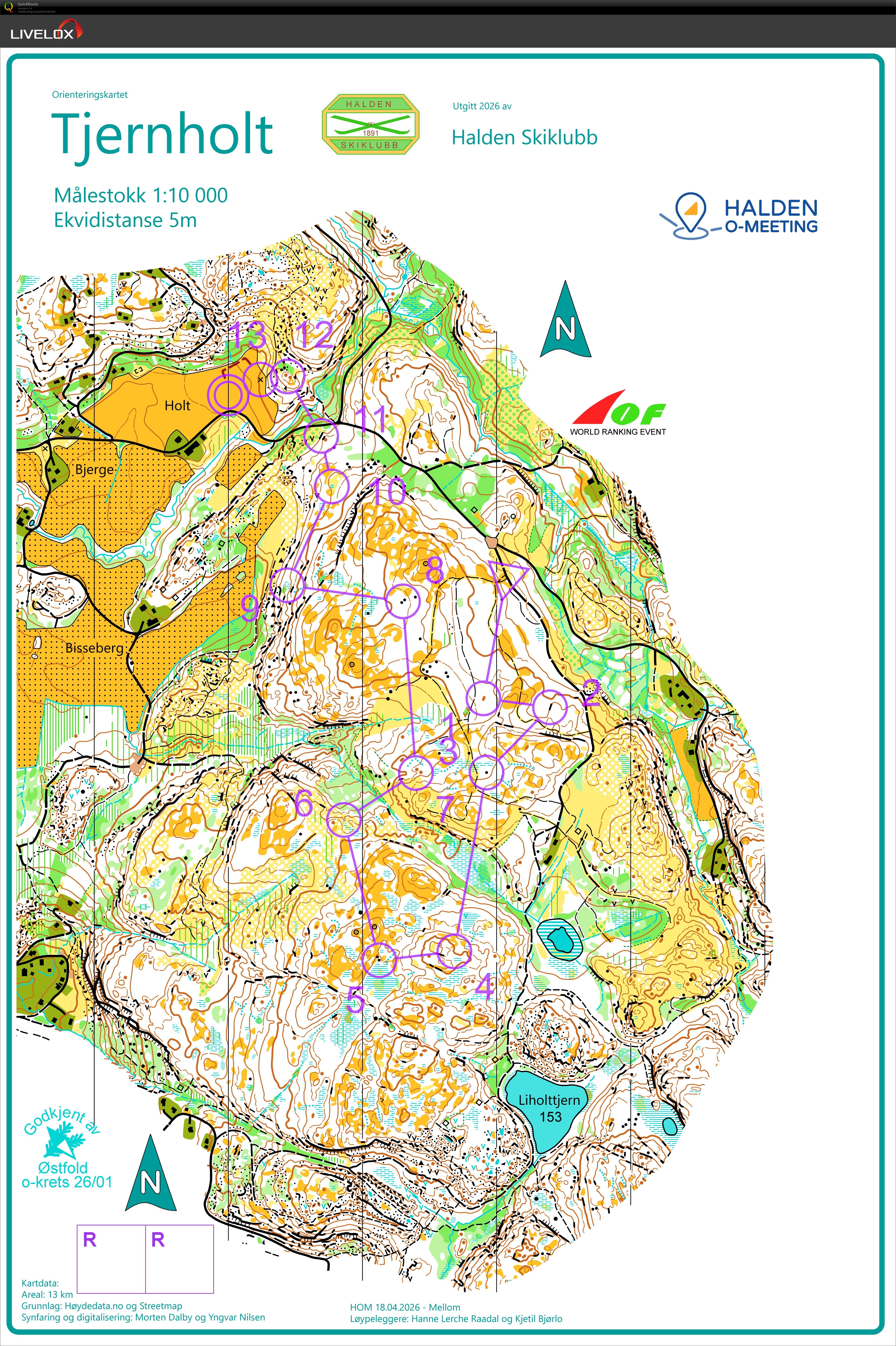 Halden O-Meeting Middle (18/04/2026)