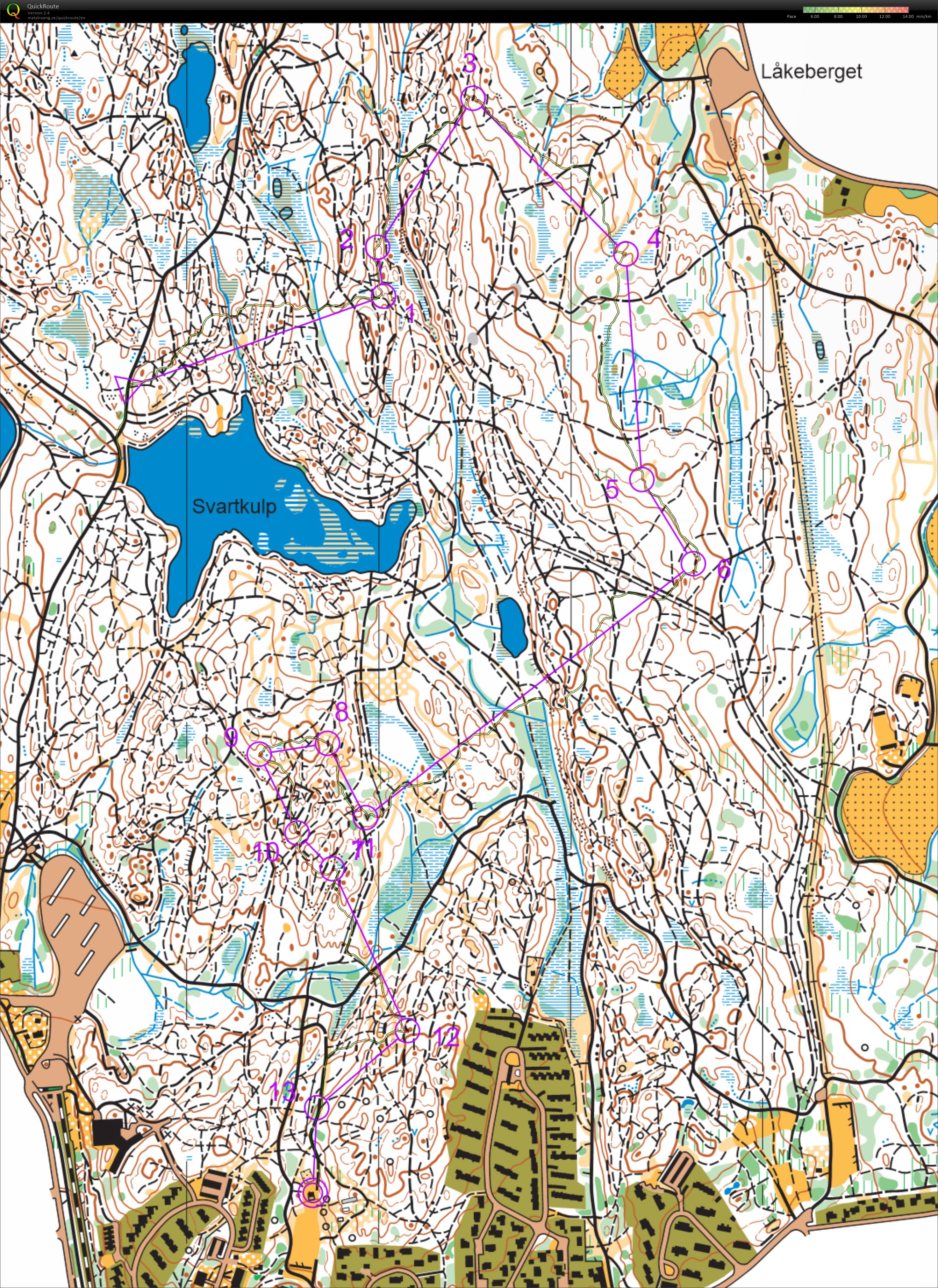 Oslo KM Middle Distance H65 (16/05/2026)